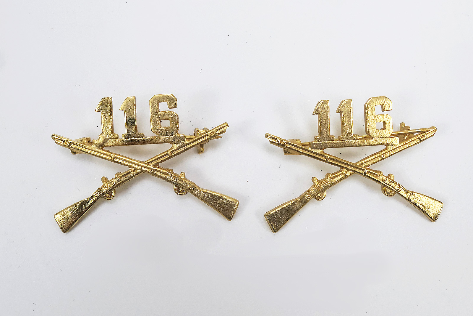 US Army 116th BOS branch of service Kragenabzeichen