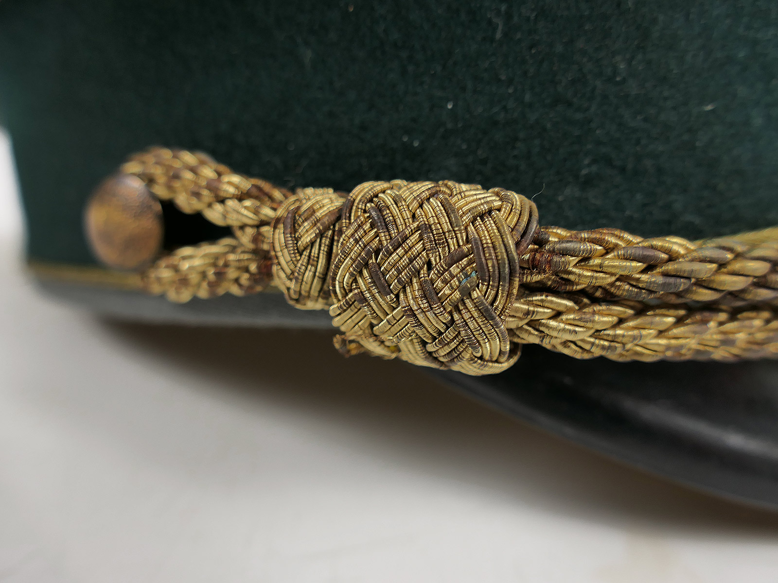 Wehrmacht Frühe Schirmmütze General Gr.57 Premium Museumsanfertigung mit Original Silbernen Effekten COLLECTION
