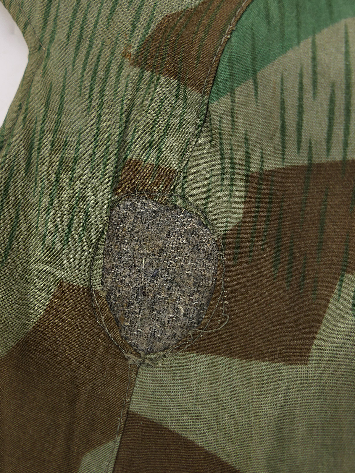 Original WK2 Wehrmacht Winterkopfhaube Splittertarn / weiß wendbar Kopfhaube Winterwendejacke COLLECTION