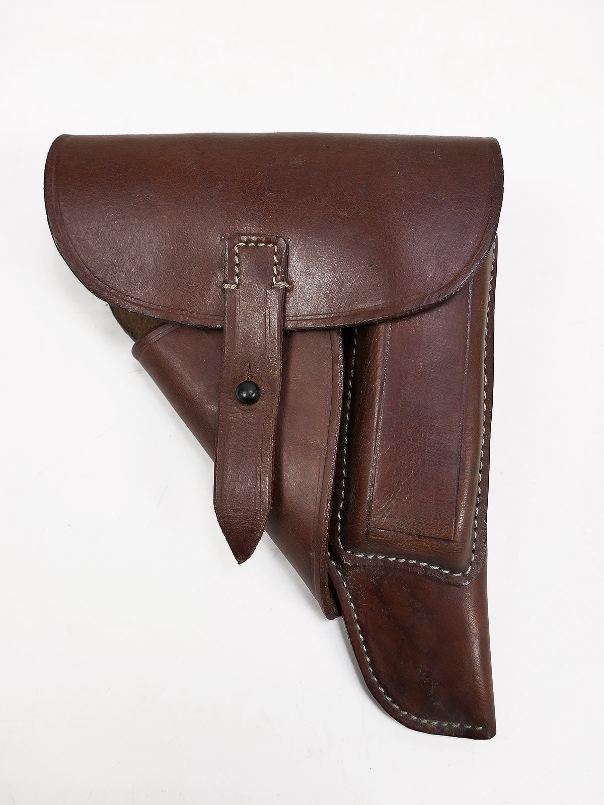 Einzelstück WW2 Wehrmacht Luftwaffe Holster braun Pistolentasche für Kurz Pistolen 7.65 Typ PPK BATTLE WORN