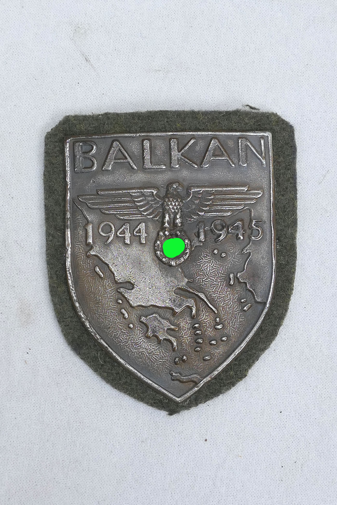 Wehrmacht Ärmelschild Balkan 1944 1945 Balkanschild Feldbluse F.A.D.
