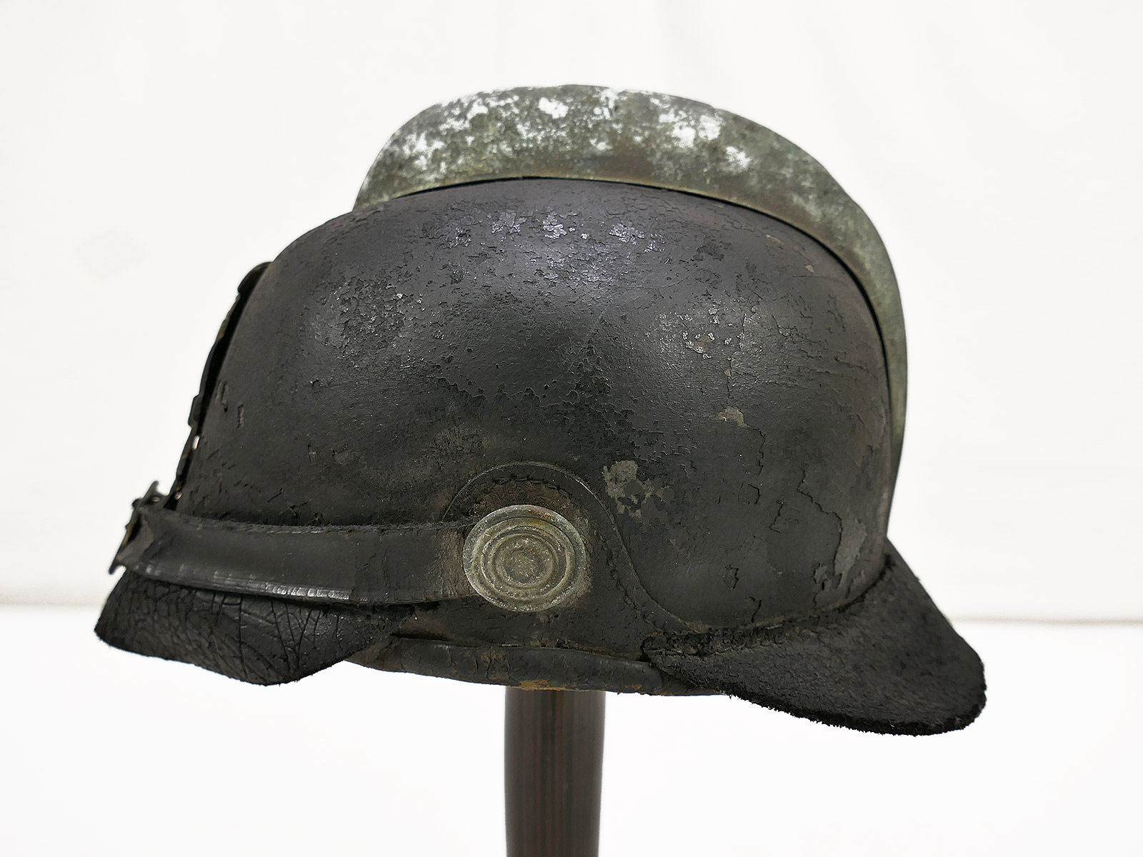 Original Feuerwehrhelm Feuerwehr Lederhelm Dekoration