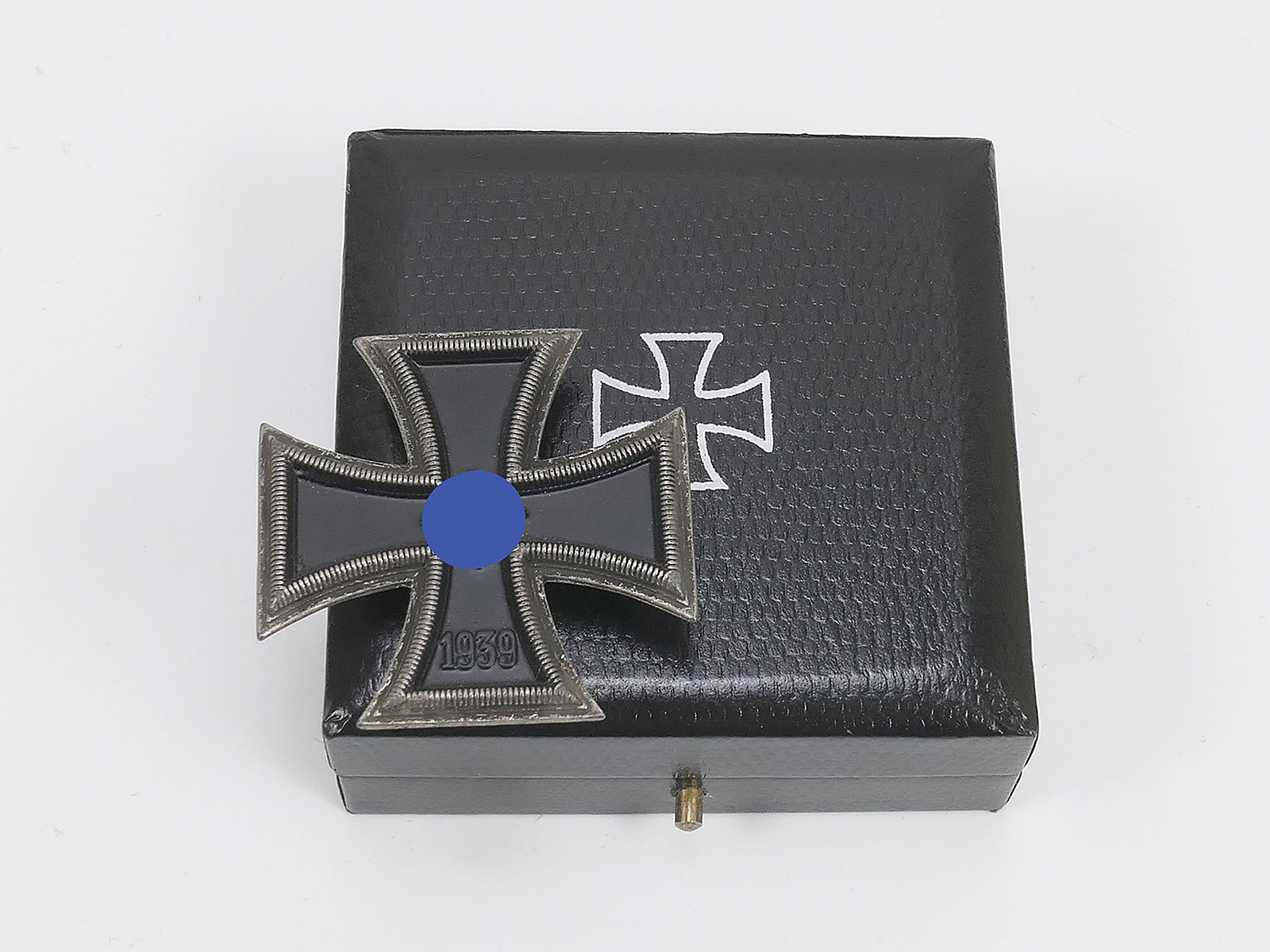 Eisernes Kreuz 1. Klasse EK1 1939 mit schöner Patina im Verleihungsetui 