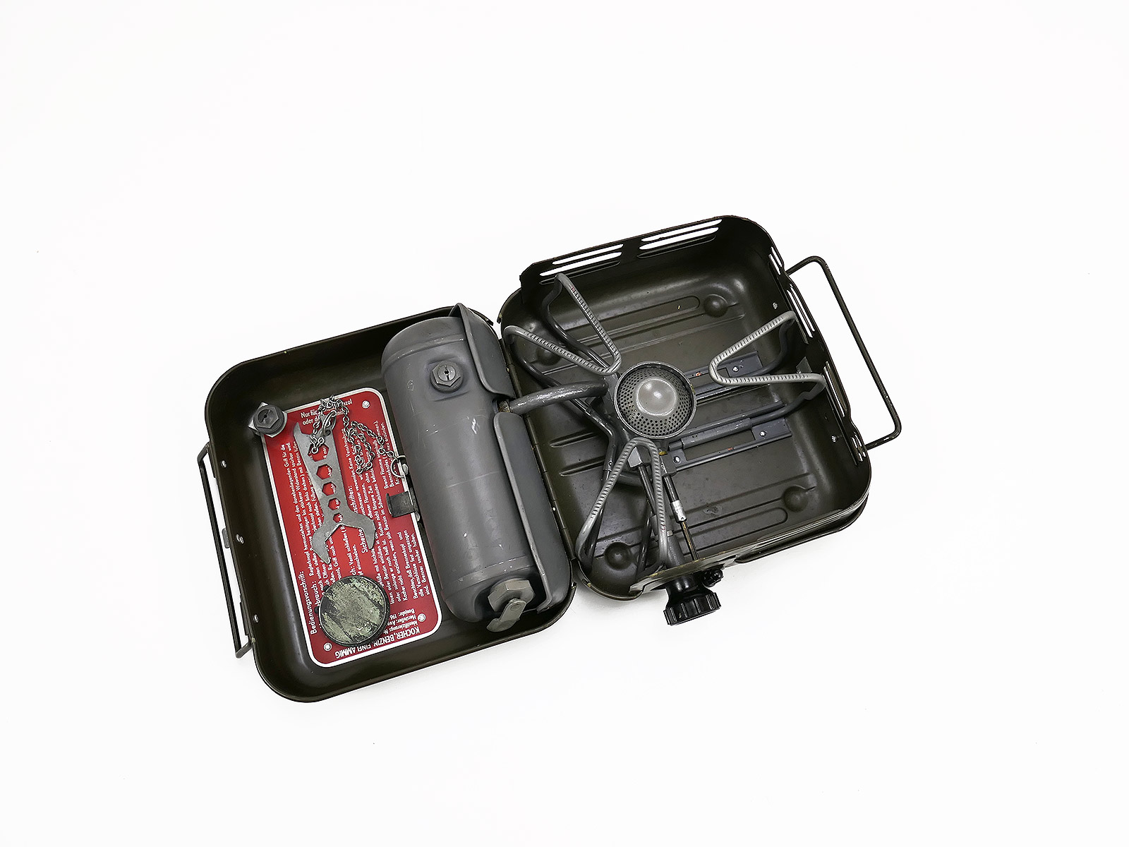 NOS TOP Original BW Benzinkocher Bundeswehr ENDERS 9061 Kocher fuel cooking gasoline