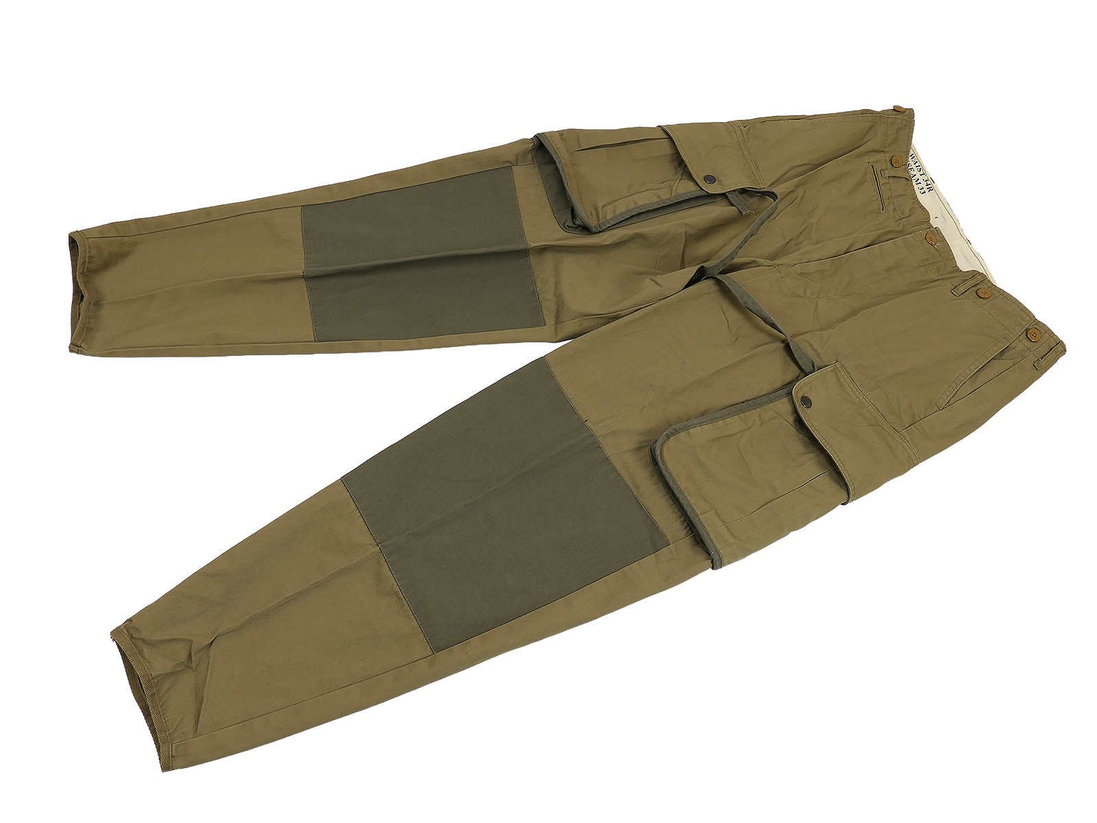 Einzelstück - US WW2 Paratrooper Jump Trousers M1942 Feldhose US W34 / I33 (Deutsch 50)