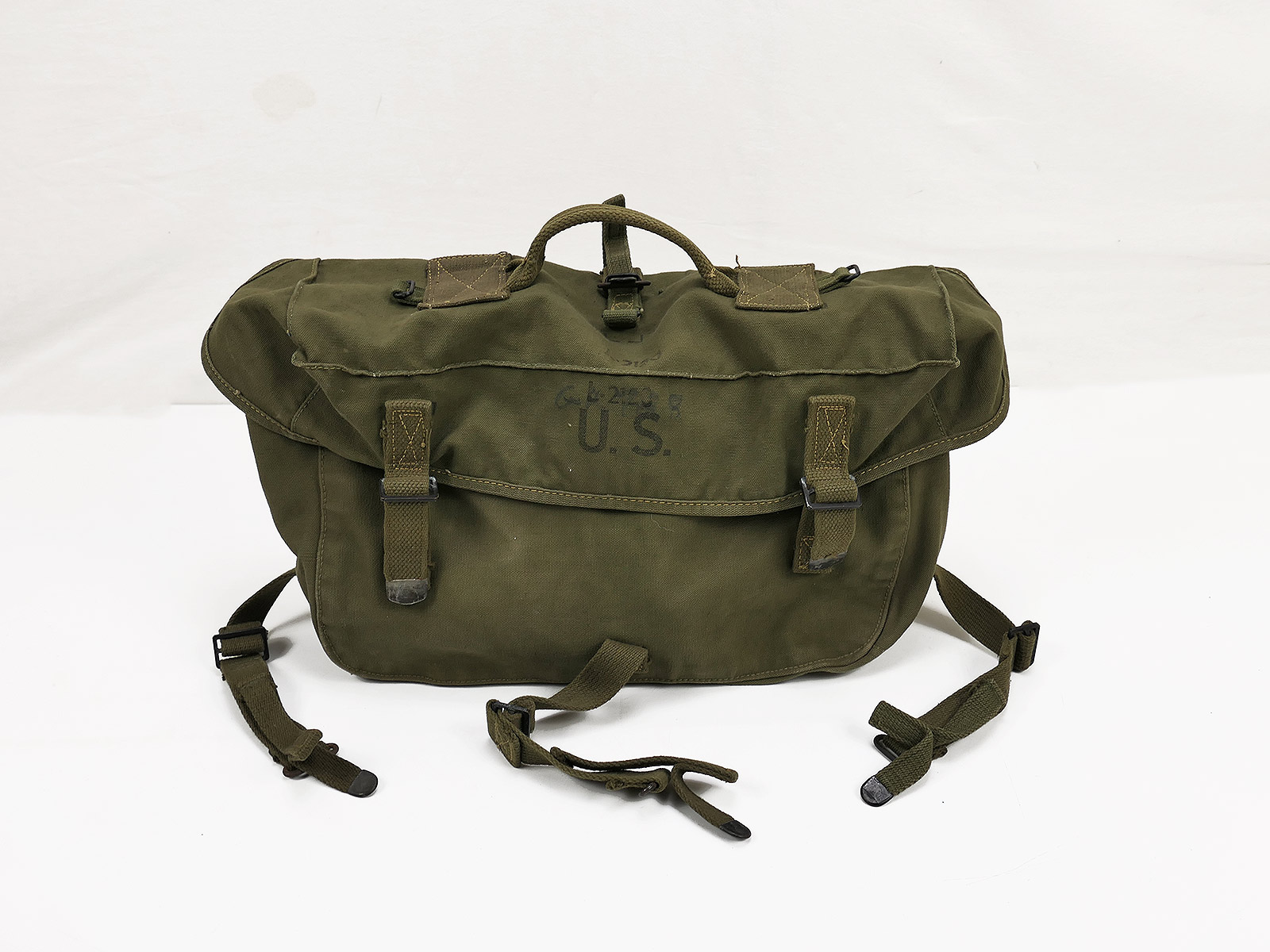 Einzelstück US Army Kampftasche Pack Field Cargo 1944 from Collection