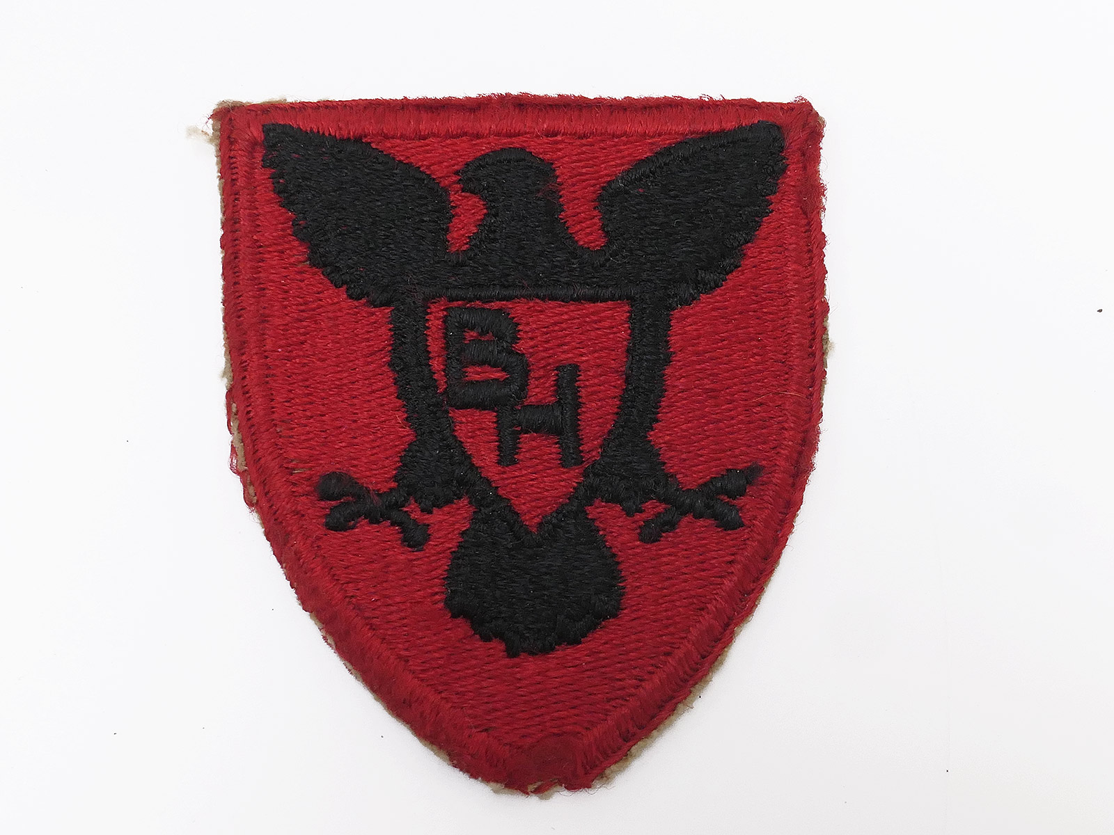 US ARMY Vintage WW2 Abzeichen Badge Uniform Patch 86th Infantry Division BLACK HAWK