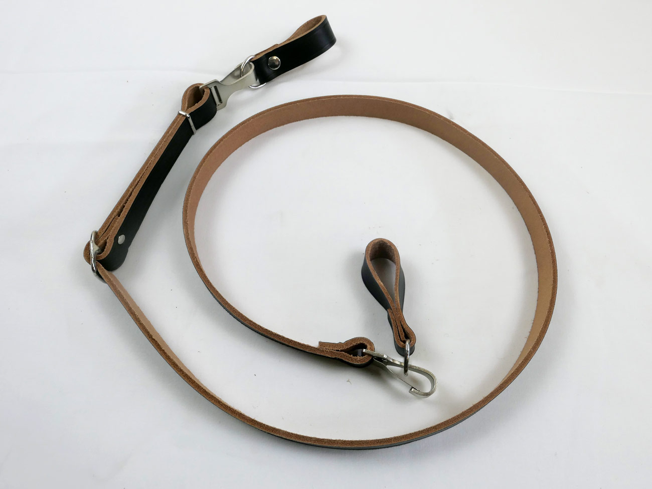 Leder Leibriemen schwarze Uniform mit Koppelschlaufen Schulterriemen Elite