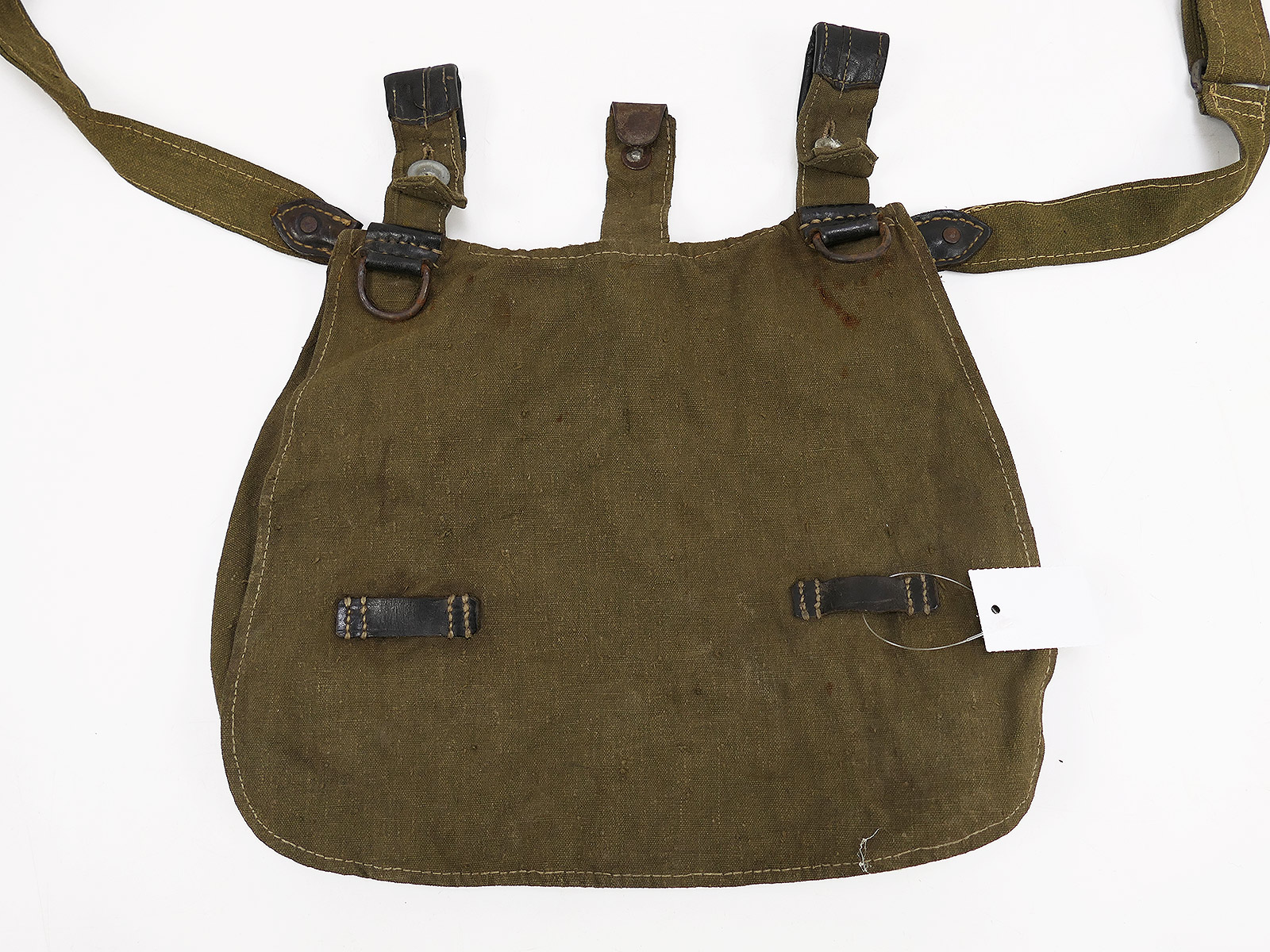 WW2 Wehrmacht Original M31 Brotbeutel mit Riemen COLLECTION BATTLE WORN