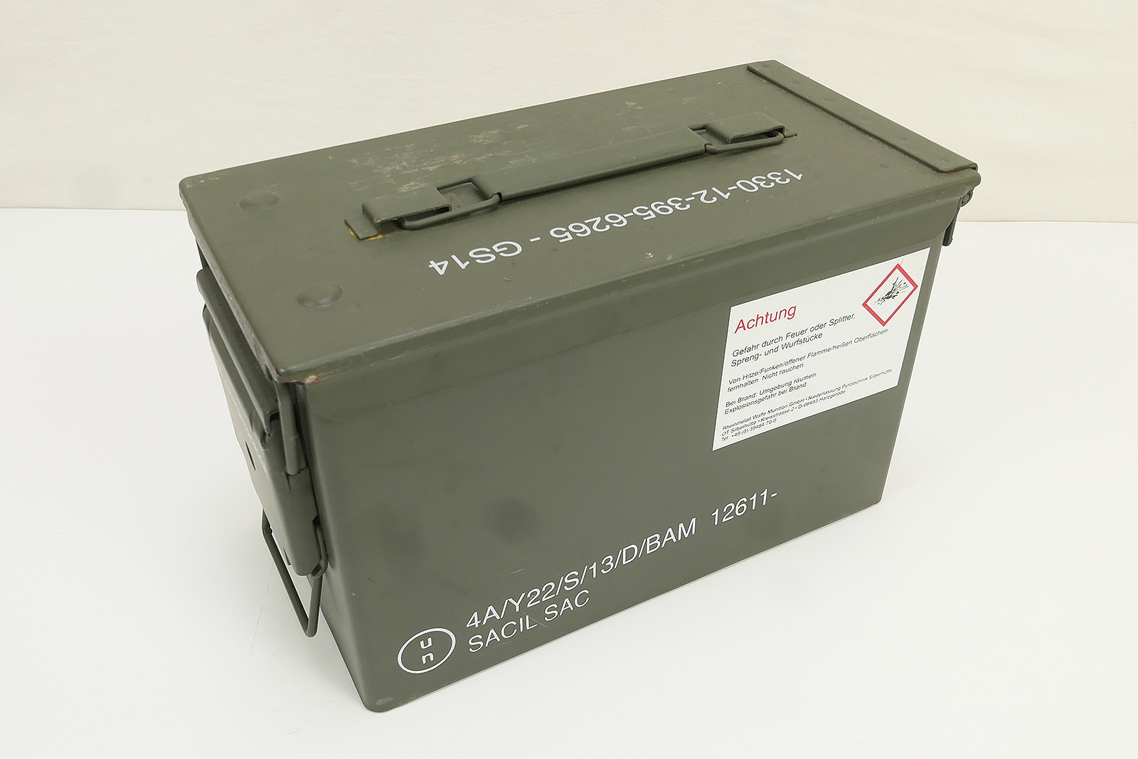 Nato Ammo Box Munitionskiste Handgranate Nebel