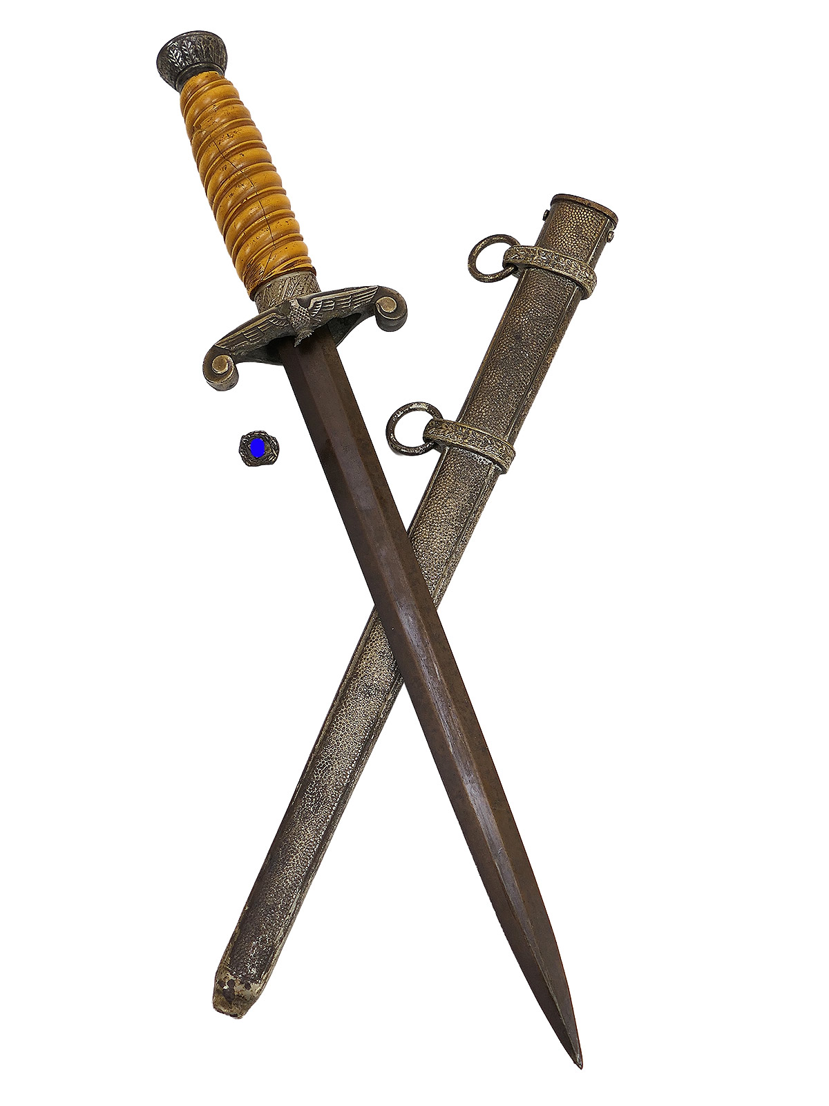 Wehrmacht Heeres Offiziersdolch F.W. Höller Solingen HOD