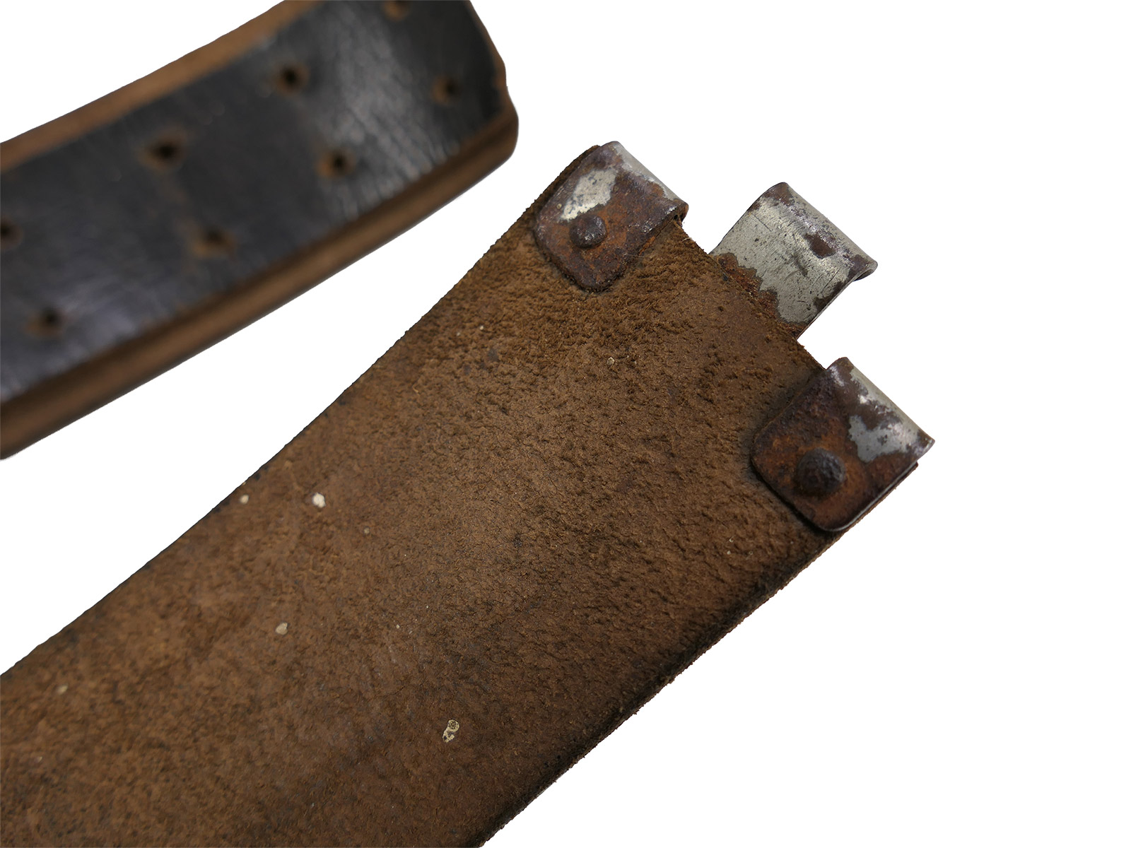 Vintage Leder Koppel / Koppelriemen Lederkoppel 104cm COLLECTION BATTLE WORN