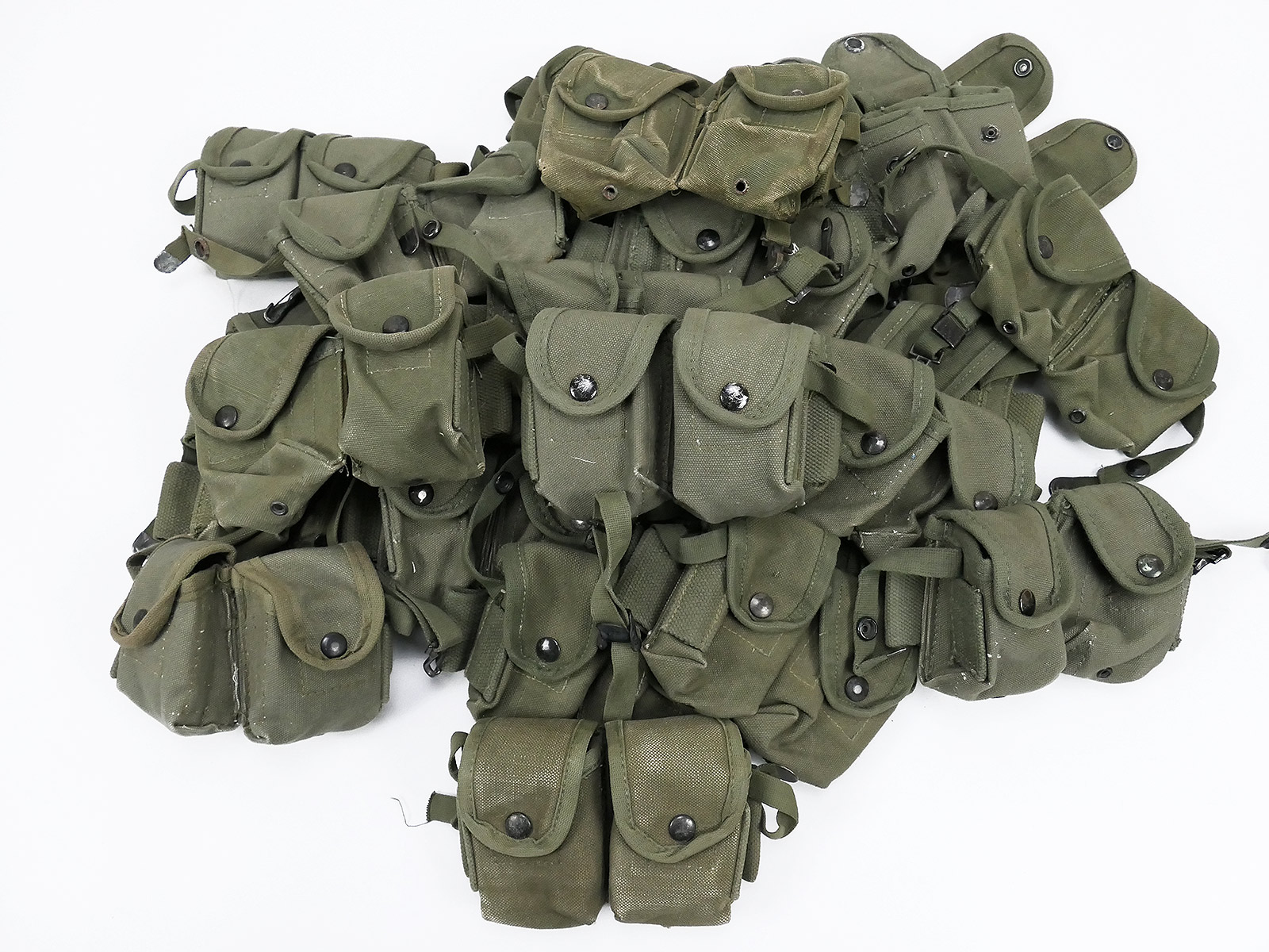 US Type Ammo En Bloc Pouch für Garand M1 Clips / Handgranate Canvas Munitionstasche