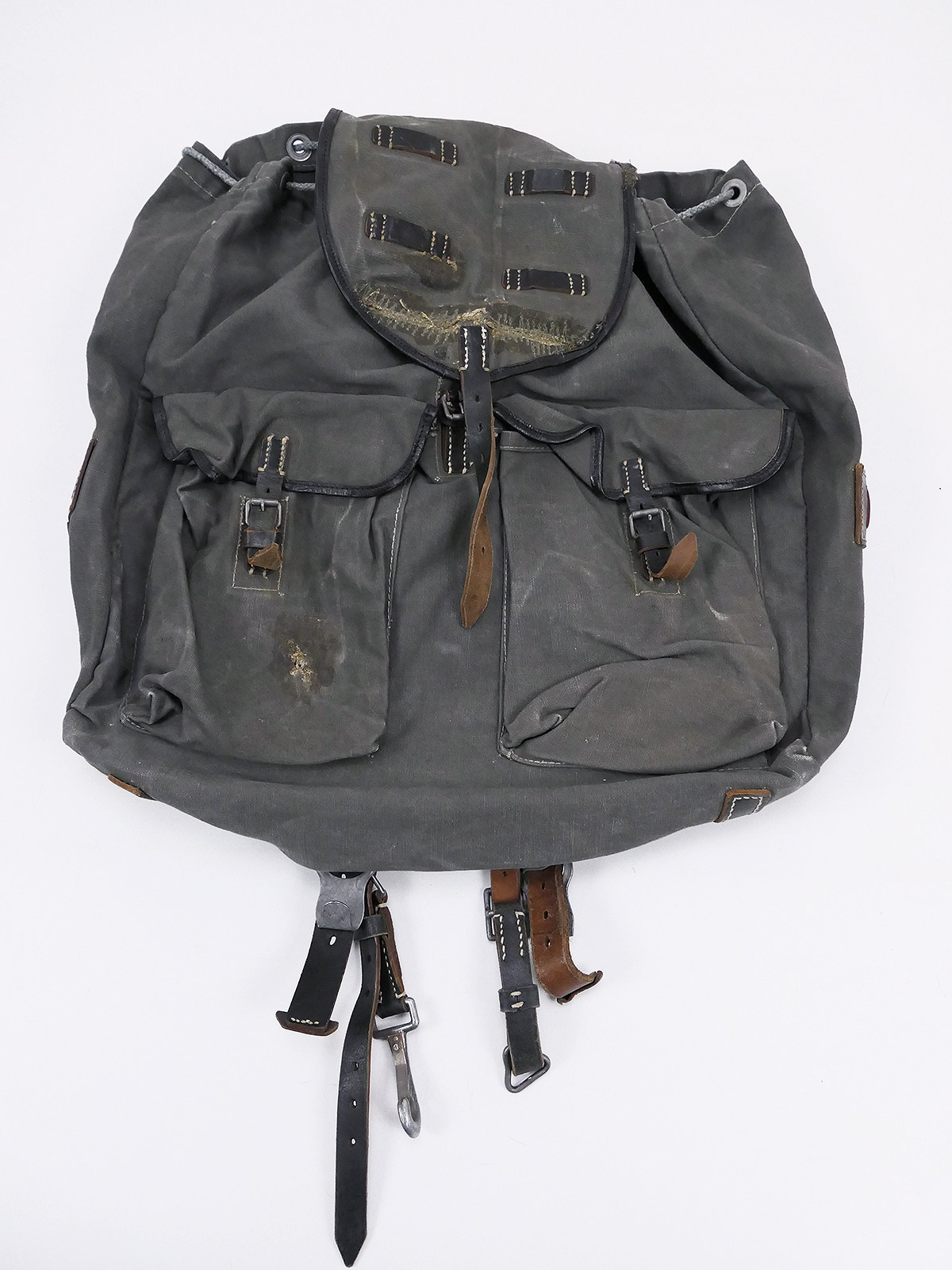 P1090081gtL7sFtbhAuXx Vintage Rucksack Blaugrau Typ Luftwaffe WW2