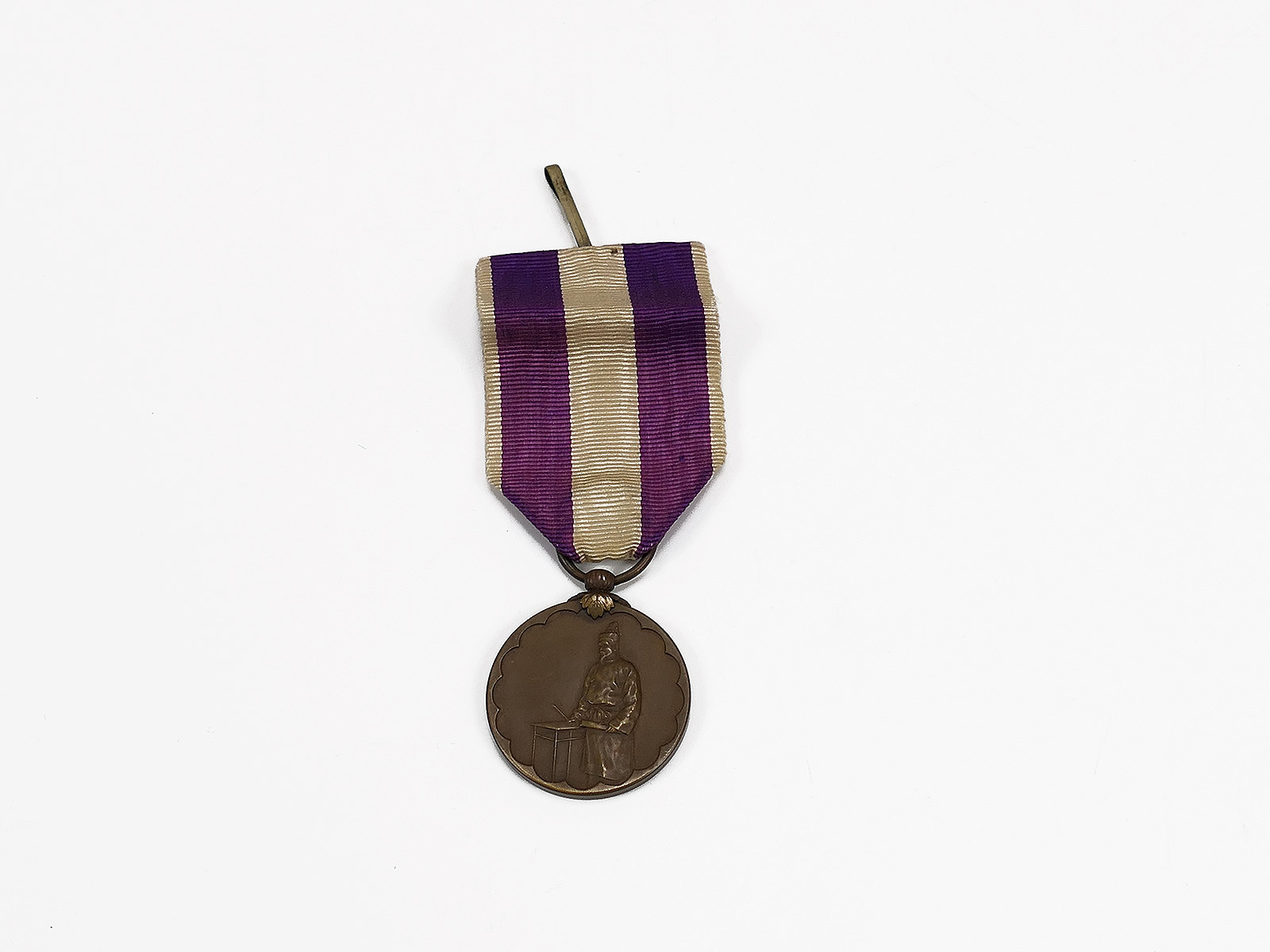 Japan 1920 Auszeichnung Orden Medaille am Band für die 1. Nationale Volkszählung Census