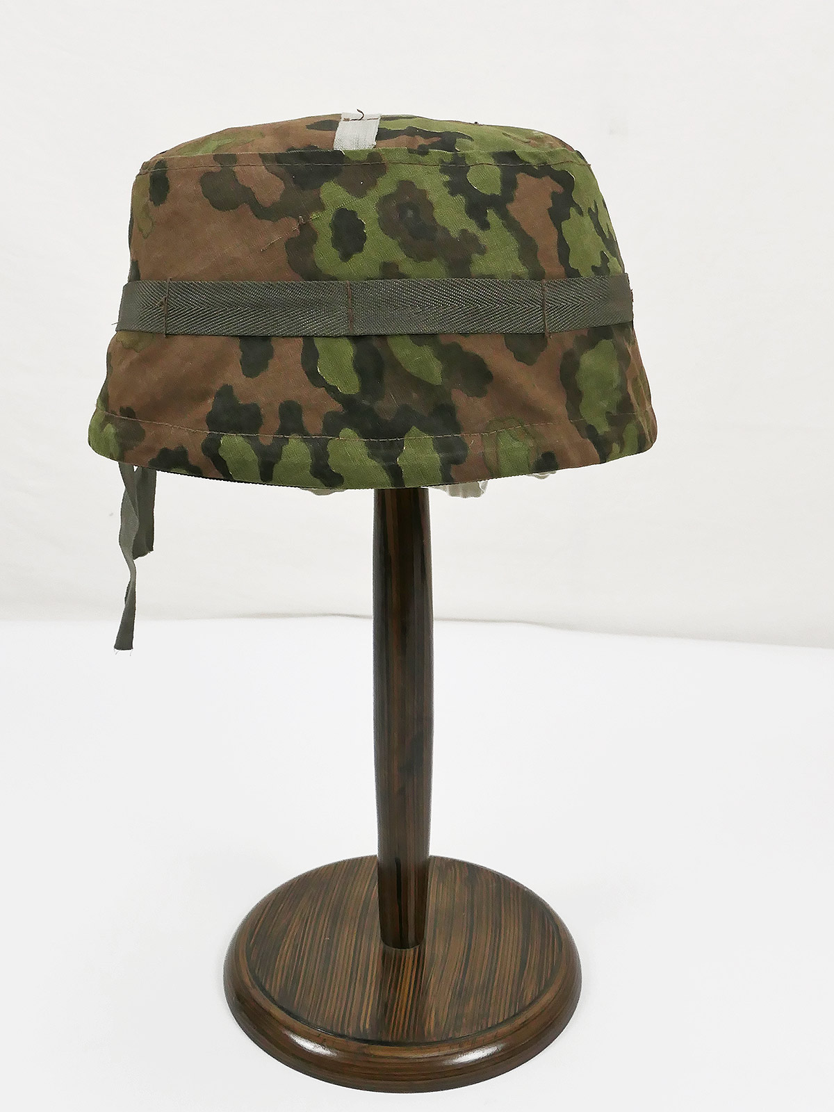 Waffen SS Helmbezug Eichenlaub Fallschirmjägerhelm Helmtarnbezug original Tarn Stoff