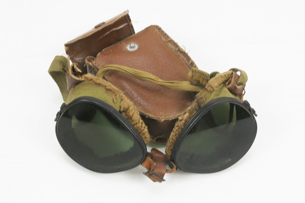 #3 US ARMY WW2 Ski + Mountain Trooper Goggles - Gebirgsjäger Brille in Etui