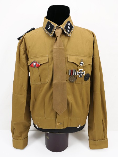 SA Sturmführer Uniform - Hemd mit Effekten, Krawatte und Auszeichnungen aus Museum