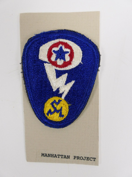 Original US ARMY WW2 Abzeichen Badge Manhattan Project Patch U.S. Army Command / Special Unit