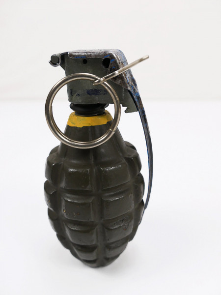 #C US ARMY DEKO MK2 Grenade Pineapple Ananas Handgranate Metall zerlegbar