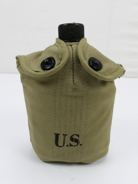 #15 Set US Paratrooper Feldflasche (Original) mit Becher und Para Feldflaschenbezug