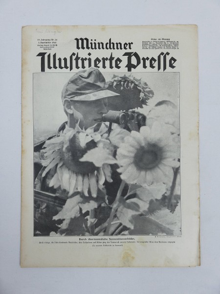 Münchner Zeitschrift Illustrierte Presse Zeitung JG19/Nr.36 Ausgabe 3. September 1942