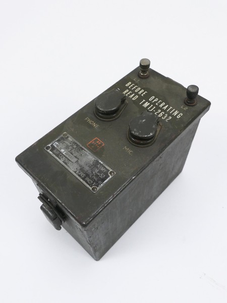 US Army Radio / Field Phone Control Unit RM-52 Signal Corps Korea Vietnam Funkgerät