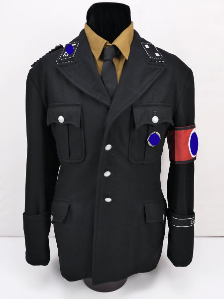 Schwarzes M32 Uniform Ensemble Allgemeine Elite SSVT Standarte 2 Germania ab 1936