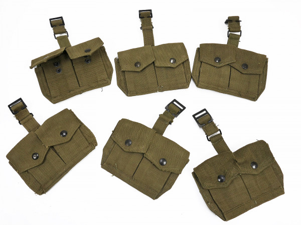 1x Stück British Smle Lee Enfield P58 pattern Webbing Patronentasche Magazintasche 2er Clip Tasche