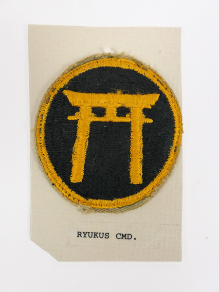 Original US ARMY WW2 Abzeichen Badge Ryukus Command Patch - U.S. Command / Special Units
