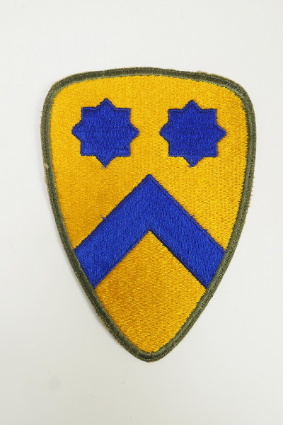 WW2 US ARMY 2nd Cavalry Division Patch Cut Edge