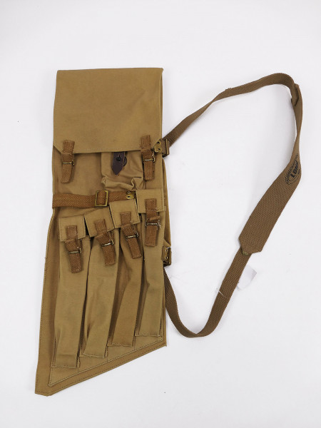 British Army WW2 STEN MP Transport Tasche für MP + Zubehör Magazintasche Bandolier