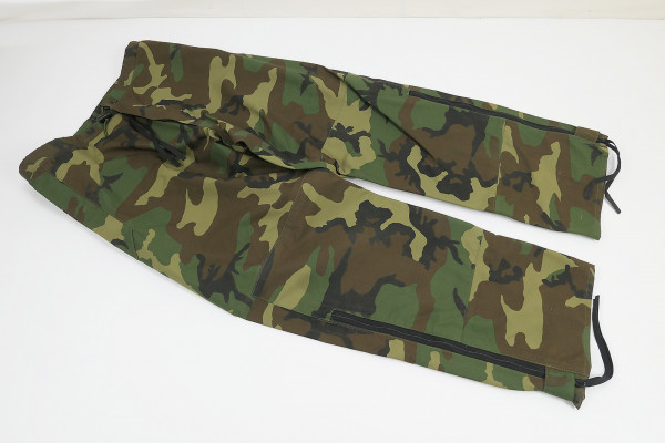 US Army Regenhose Nässeschutz Überziehhose Camouflage Woodland Cold Weather - Medium Long