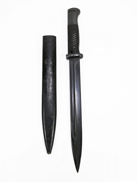 Wehrmacht Bajonett M84/98 K98 / Seitengewehr P.Weyersberg mit Scheide
