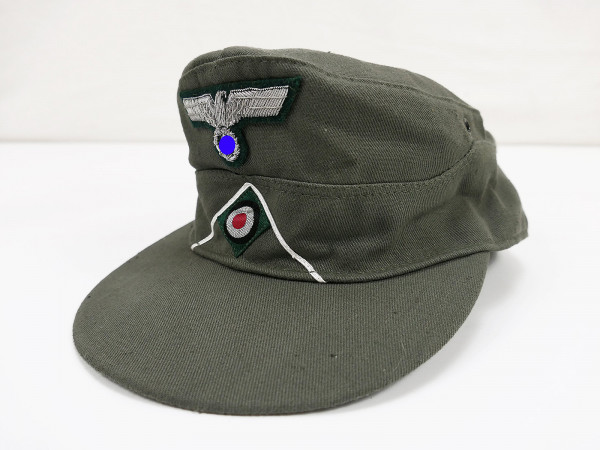 Wehrmacht M43 Sommer Feldmütze Offizier Infanterie Gr.58 Privat beschafftes Stück