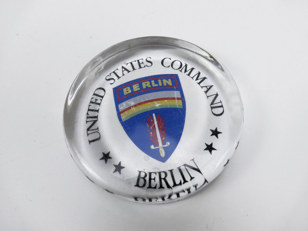 US Army Office Briefbeschwerer Dokumenten Beschwerer United States Command Berlin