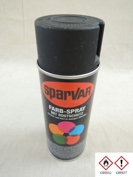 400ml Farbe, Grundpreis 25,00 €/L, WEHRMACHT SCHWARZGRAU, PANZERGRAU, totalmatt, RAL 7021 Restaurati