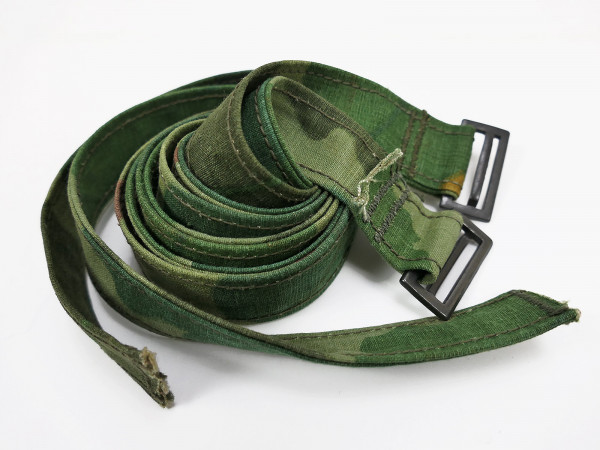 2x US Army Vietnam ERDL camouflage utility equipment straps Packriemen à 90cm