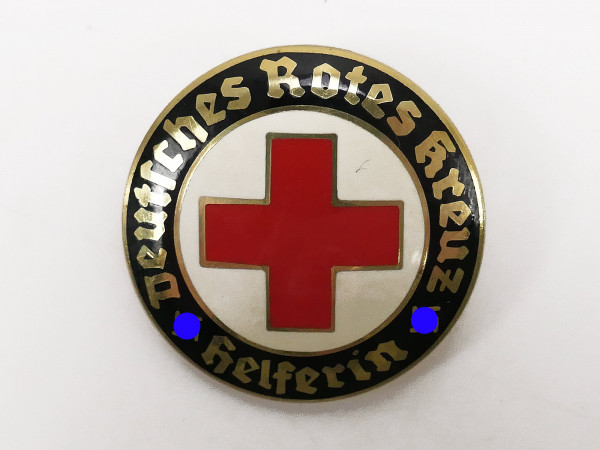 Deutsches Rotes Kreuz Abzeichen DRK Helferin an Nadel Dienstbrosche