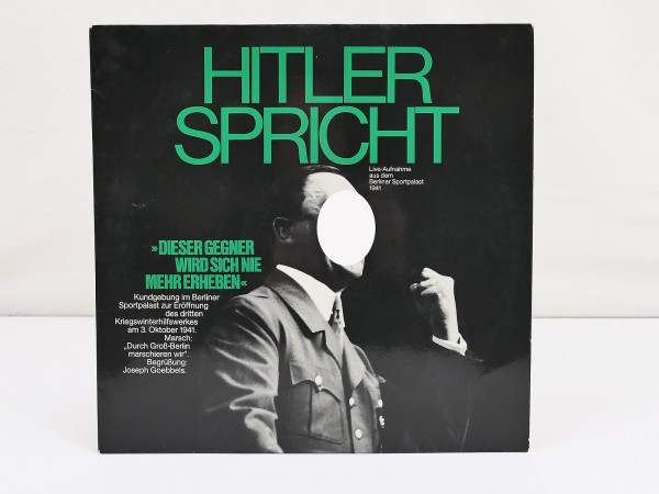 #C Tondokument Zeitgeschichte LP 3.Reich Hitler Spricht Folge 3 Berliner Sportpalast 1941 Rede