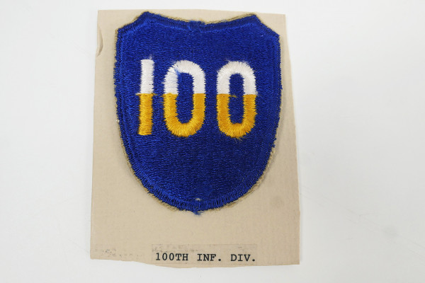 Original US ARMY WW2 Infanterie Divisionsabzeichen Patch - 100th Infantry