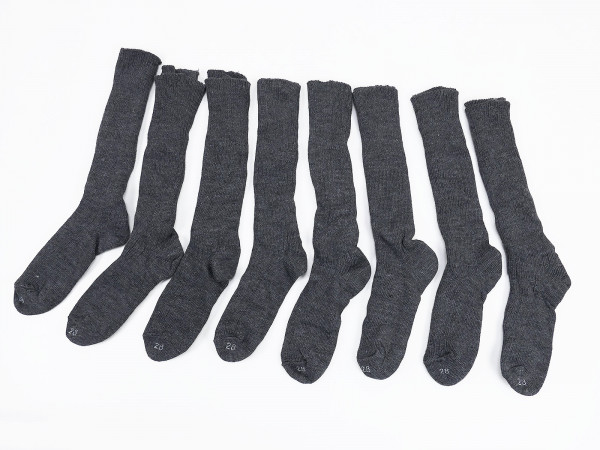 1x Paar Wehrmacht Wollsocken Stiefelsocke Socken Strümpfe feldgrau Gr.II / 28 (43/44)