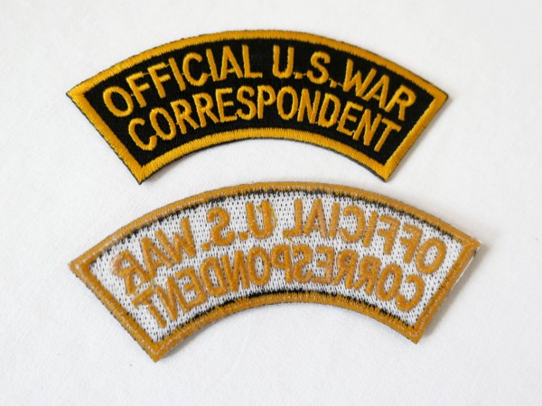 US Army Abzeichen OFFICIAL U.S. WAR CORRESPONDENT