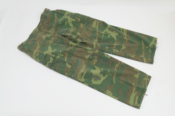 US Army Feldhose BDU ERDL Tarn 1968 Vietnam Large Short Camouflage Poplin Hose Man`s Trousers