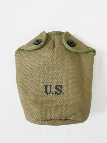 US ARMY WW2 khaki Feldflaschenbezug cover field canteen Bezug Feldflasche Sems inc