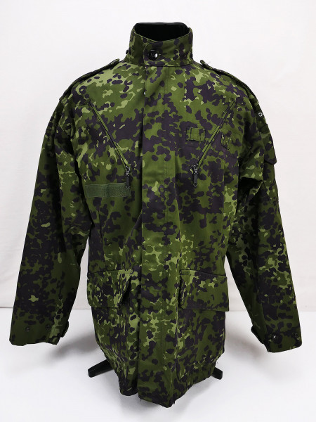Dänische M96 Feldjacke Woodland Camouflage Jacke HMAK 1998 Gr.7 Tarnjacke Typ wie US M65