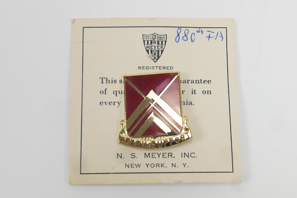 US WW2 Military Unit Crests Unit Insignia 880th Field Artillery Pin Medal Badge Abzeichen