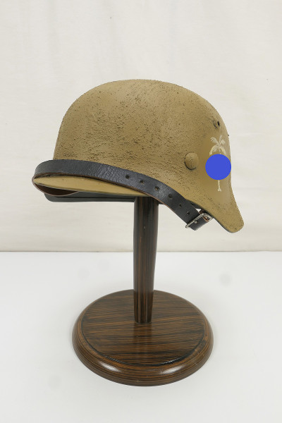 Wehrmacht Afrikakorps Stahlhelm M35 M40 PALME HK Rauhtarn Tarnhelm Gr.58 DAK