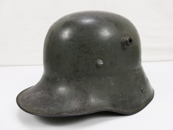 1.Weltkrieg M16 Stahlhelm Hörnerhelm Glocke Original mit Hersteller