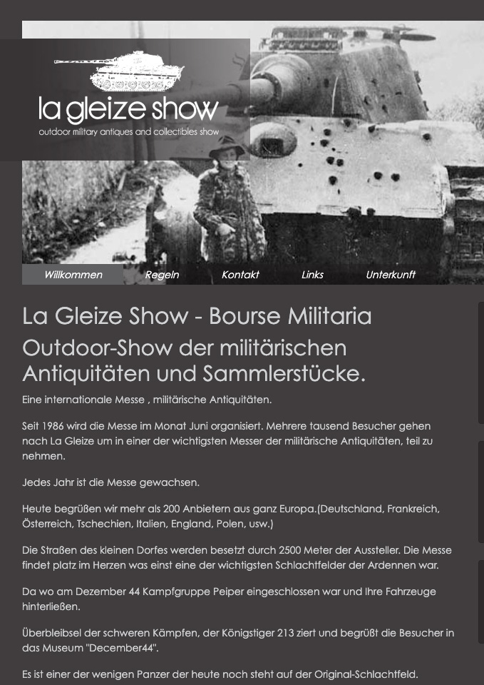 La Gleize Show - Bourse Militaria